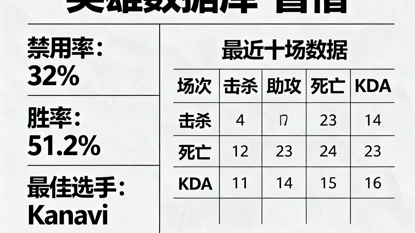 英雄数据库展示盲僧的禁用率32%，胜率51.2%，最佳选手为Kanavi，附有最近十场数据